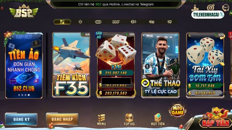 Tìm hiểu sơ lược về cổng game trực tuyến B52CLUB
