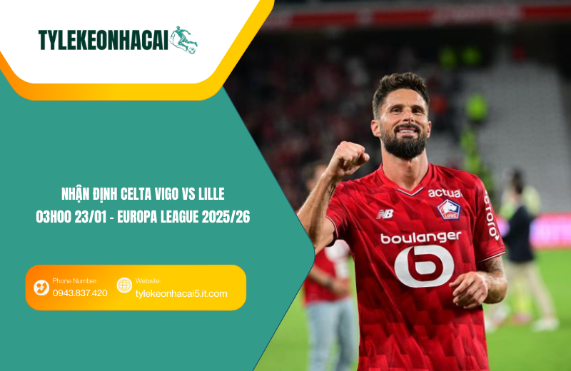 Đội hình dự kiến trước trận Celta Vigo vs Lille Đội hình dự kiến trước trận Celta Vigo vs Lille